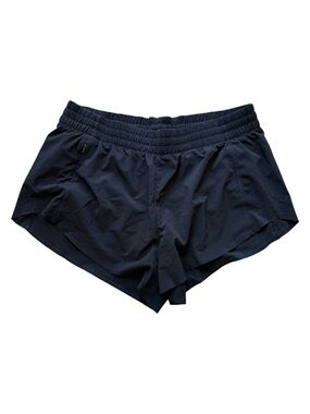 Athleta Hustle 3" Black Running Shorts M
